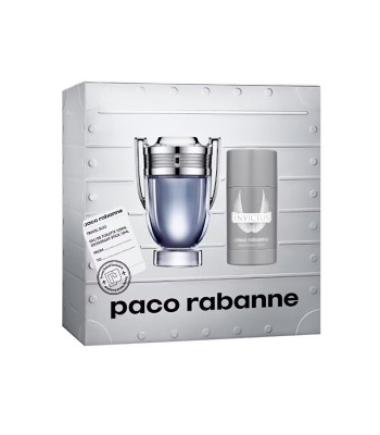 Paco Rabanne Invictus - EDT 100 ml + kõva deodorant 75 ml