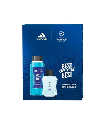 Adidas "UEFA Best Of The Best" - habemeajamisjärgne palsam 100 ml + dušigeel 250 ml