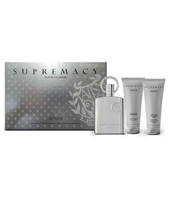Afnan Supremacy Silver - EDP 100 ml + dušigeel 100 ml + habemeajamisjärgne palsam 100 ml