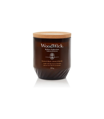 WoodWick lõhnaküünal ReNew klaasist keskmine Viiruk - Myrha 184 g