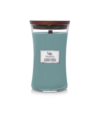 WoodWick Lõhnastatud küünlavaas Evergreen Cashmere 609,5 g