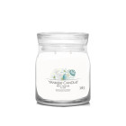 Yankee Candle Aromaatne küünal Signature klaasist medium Baby Powder 368 g