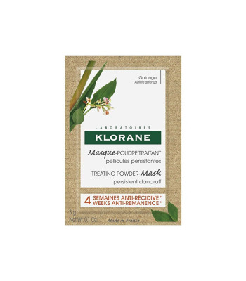 Klorane juuksemask kõõma vastu (terapeutiline puuder-mask) 8 x 3 g