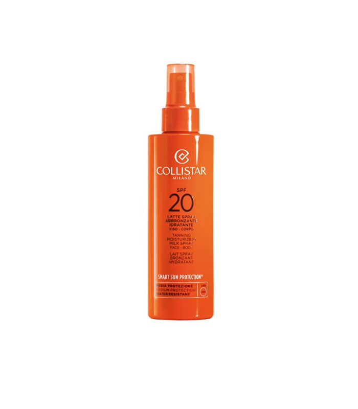 Collistar kaitsepiim päevitusprotsessi kiirendavas sprei SPF 20 (pruunistav niisutav piim pihustis) 200 ml