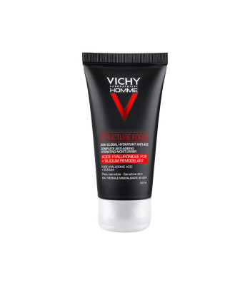 Vichy "Homme Structure Force" (täielik niisutav vananemisvastane niisutaja) 50 ml