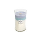 WoodWick lõhnaküünal vaasis, suur Trilogy Calming Retreat 609,5 g
