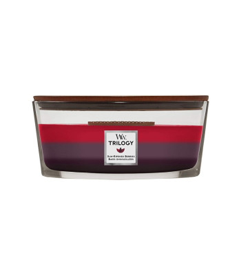 WoodWick lõhnaküünla paat "Trilogy Sun Ripened Berries" 453 g