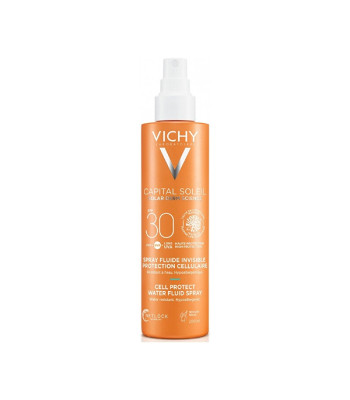 Vichy päikesekaitsesprei SPF 30 Capital Soleil (Cell Protect Water Fluid Spray) 200 ml