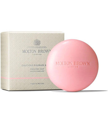 Molton Brown tahke seep "Rabarber - roosid" (lõhnastatud seep) 150 g
