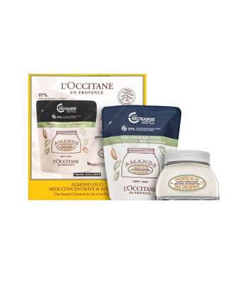 L`Occitane en Provence Smooth kehahoolduse kinkekomplekt Piimakontsentraadi komplekt
