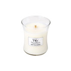 WoodWick lõhnaküünal vaasis "Valge tee - jasmiin" 275 g