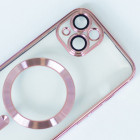 Värviline Chrome Mag ümbris iPhone 11 jaoks roosa kuld