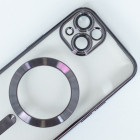 Värviline Chrome Mag ümbris iPhone 11-le, must