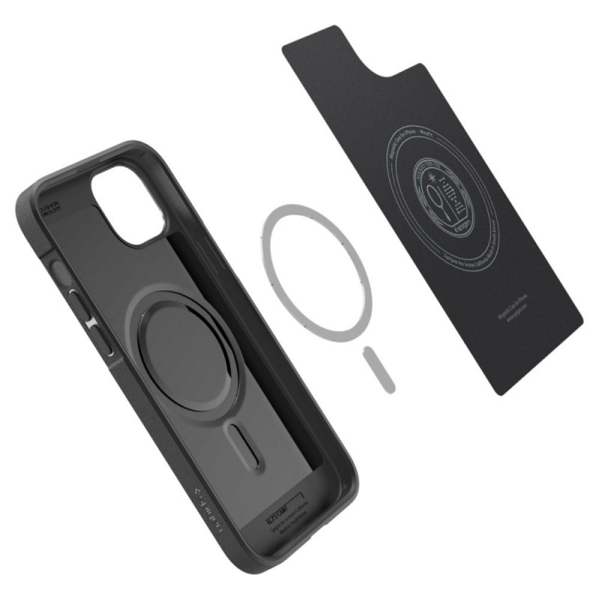 Spigen ümbris Core Armor jaoks Mag Magsafe iPhone 15 Plus 6.7 mattmust