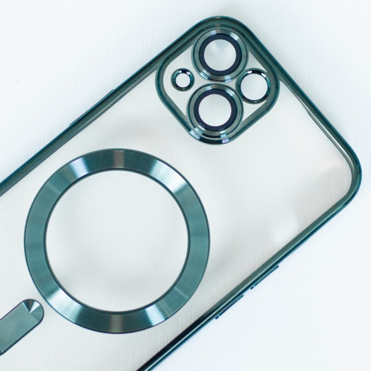 Värviline Chrome Mag ümbris iPhone 15 Plus 6.7 roheline