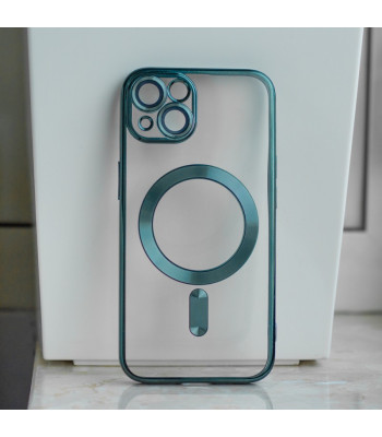 Värviline Chrome Mag ümbris iPhone 12 Pro Max 6.7 jaoks roheline