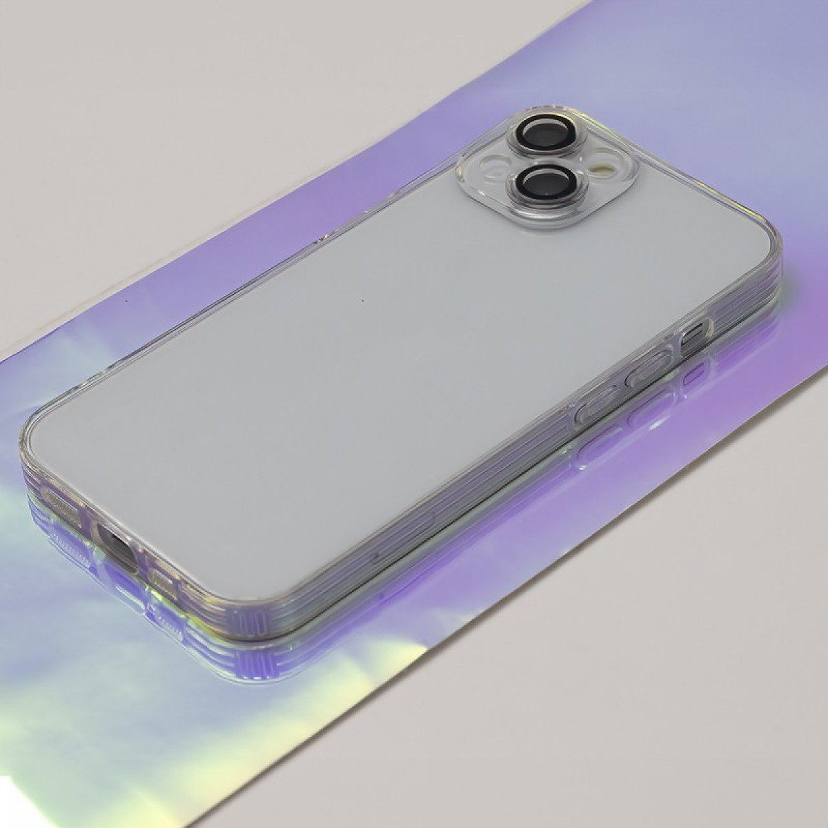 Õhuke värviline läbipaistev ümbris iPhone XR jaoks