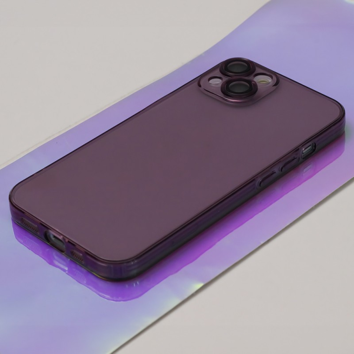 Õhuke värviline ümbris iPhone 11 Pro ploomi jaoks