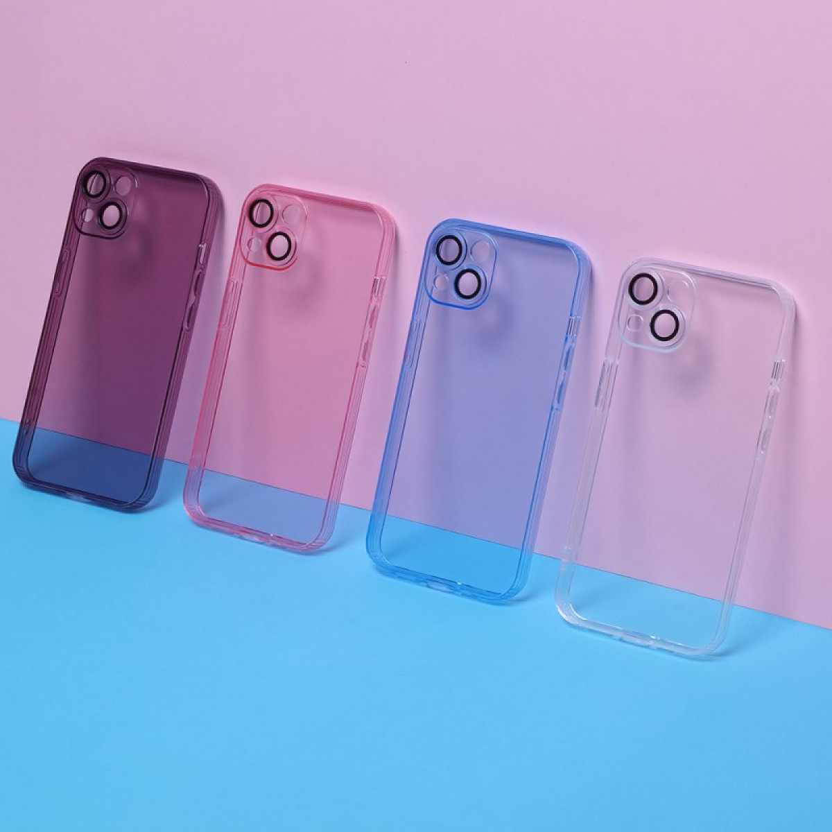 Õhuke värviline ümbris Samsung Galaxy S23 Ultra sinine