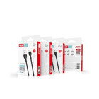 XO kaabel NB200 USB - microUSB 1,0 m 2,1A valge