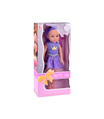 Purple Queen nukk lillade juustega 38 cm ZA4766