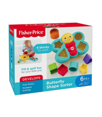 Fisher-Price värvilised liblikasorteerimisplokid ZA3627