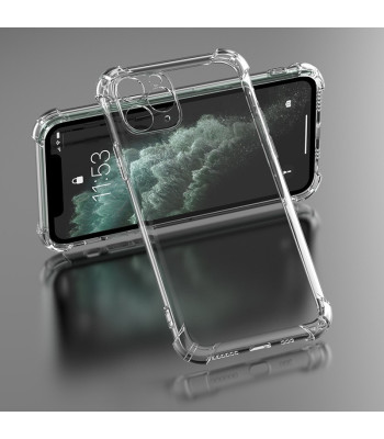 Nuo kritimo apsaugantis 1,5 mm telefono dėklas, skirtas Samsung Galaxy A26 5G, skaidrus