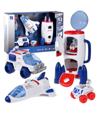 Kosminis rinkinys raketa, automobilis, astronautas ZA4702