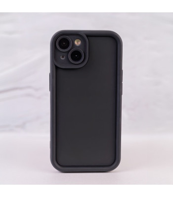 Dėklas su paaukštintais kraštais RIM TPU telefonui Samsung Galaxy A15 4G A15 5G juodas