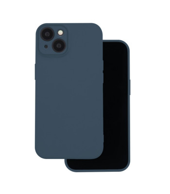 Silikoninis dėklas Motorola Edge 50 Fusion tamsiai mėlynas