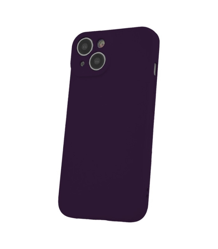 Silikoninis dėklas, skirtas Samsung Galaxy A15 4G A15 5G slyvų spalvos