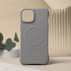 Magnetinis dėklas Circle Mag telefonui iPhone 16 Plus 6,7 pilkas