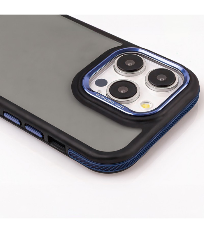 Crystal Black dėklas iPhone 15 6,1 mėlynas
