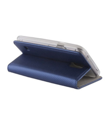 Dėklas knygelė Smart Magnet, skirtas Motorola Edge 50 Fusion tamsiai mėlynas