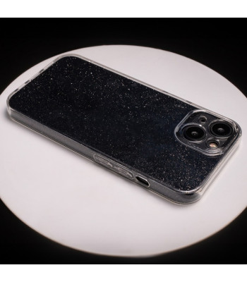 Apsauginis dėklas su blizgučiais Shine, skirtas Xiaomi Redmi 13 4G 13 5G skaidrus