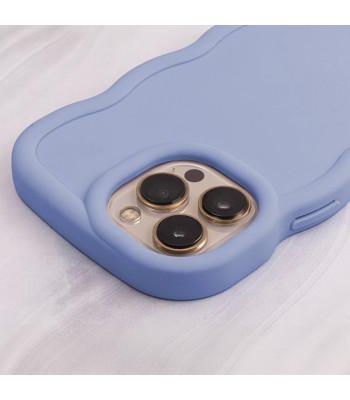 Banguotas dėklas Candy, skirtas iPhone 16 Pro Max 6,9 violetinės spalvos