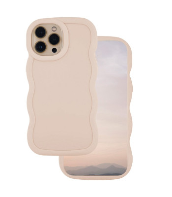 Banguotas dėklas Candy, skirtas Samsung Galaxy A54 5G smėlio spalvos