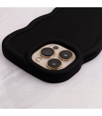 Banguotas dėklas Candy, skirtas iPhone 7 8 SE 2020 SE 2022 juodos spalvos