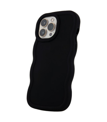 Banguotas dėklas Candy, skirtas iPhone 13 6,1, juodos spalvos
