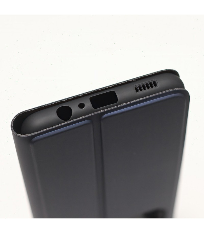 Apsauginis minkštas dėklas knygutė iPhone 16 Plus 6,7 tamsiai mėlynas