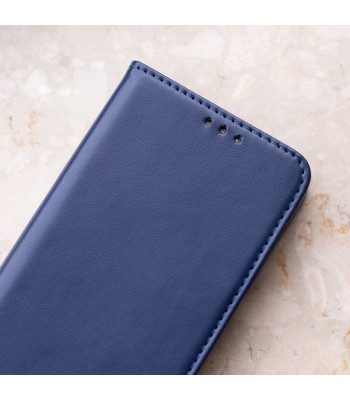 Apsauginis dėklas knygelė Smart Magnetic, skirtas iPhone 16 Pro 6,3, tamsiai mėlynas