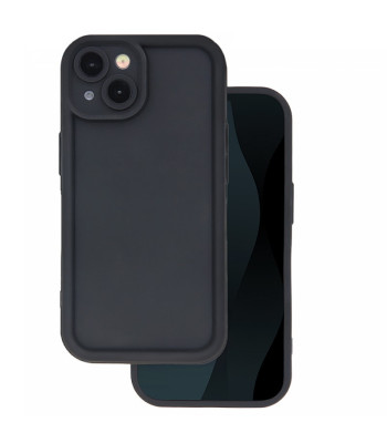 Dėklas su paaukštintais kraštais Rim TPU telefonui Samsung Galaxy A05S juodas