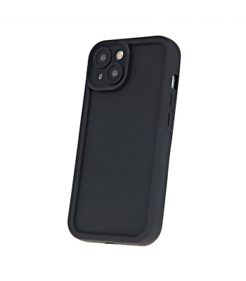 Dėklas su paaukštintais kraštais Rim TPU telefonui iPhone 13 Pro 6,1, juodos spalvos