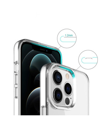 Dėklas Crystal telefonui iPhone 14 Pro Max 6,7 permatomas