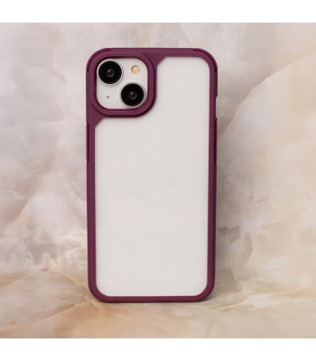 Dėklas Color Shock, telefonui Xiaomi Redmi Note 13 Pro 4G, Poco M6 Pro, bordo spalvos