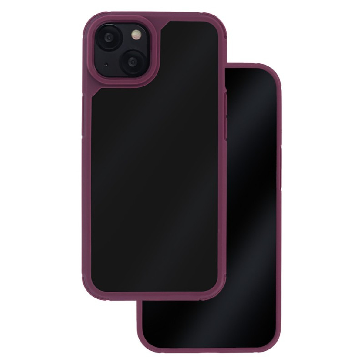 Dėklas Color Shock, telefonui Samsung Galaxy A15 4G A15 5G, bordo spalvos
