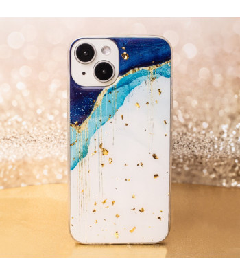 Telefono dėklas Gold Glam, skirtas iPhone 13 Pro 6,1, ledkalnio dizaino