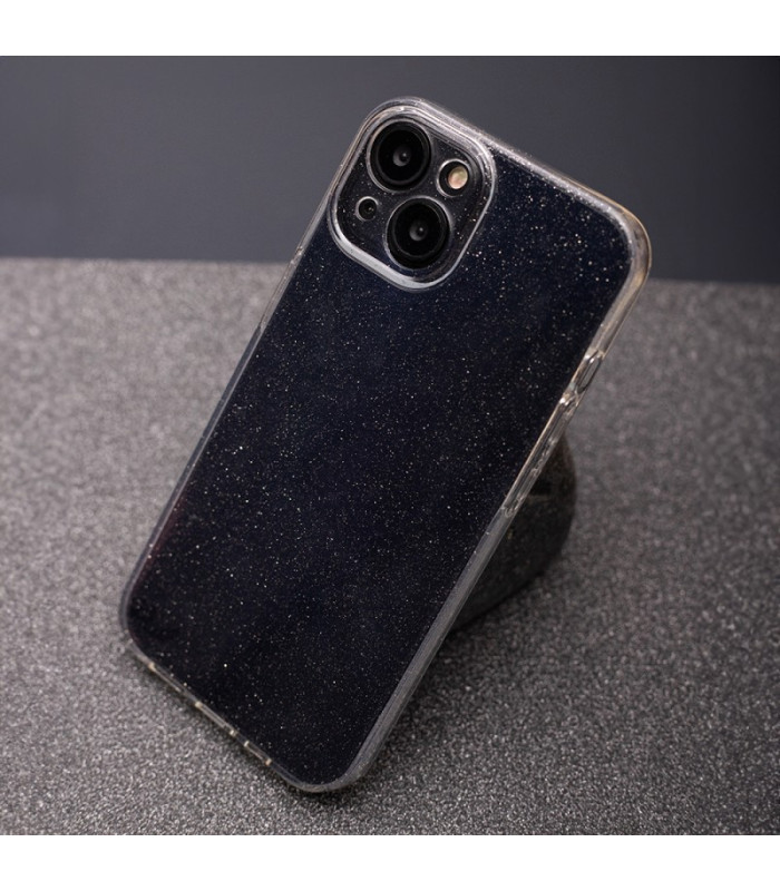 Apsauginis dėklas su blizgučiais Shine, skirtas Xiaomi Redmi A3 4G (blobal) skaidrus