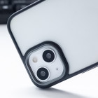 Matinis satino dėklas iPhone 16 Plus 6,7 juodas