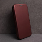 Telefono dėklas knygelė Smart Diva, skirtas iPhone 16 Pro Max 6,9 bordo spalvos